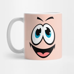 funny emoji cartoon face Mug